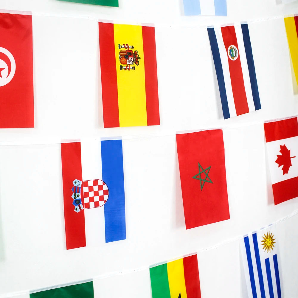 World Cup Country Flag Bunting