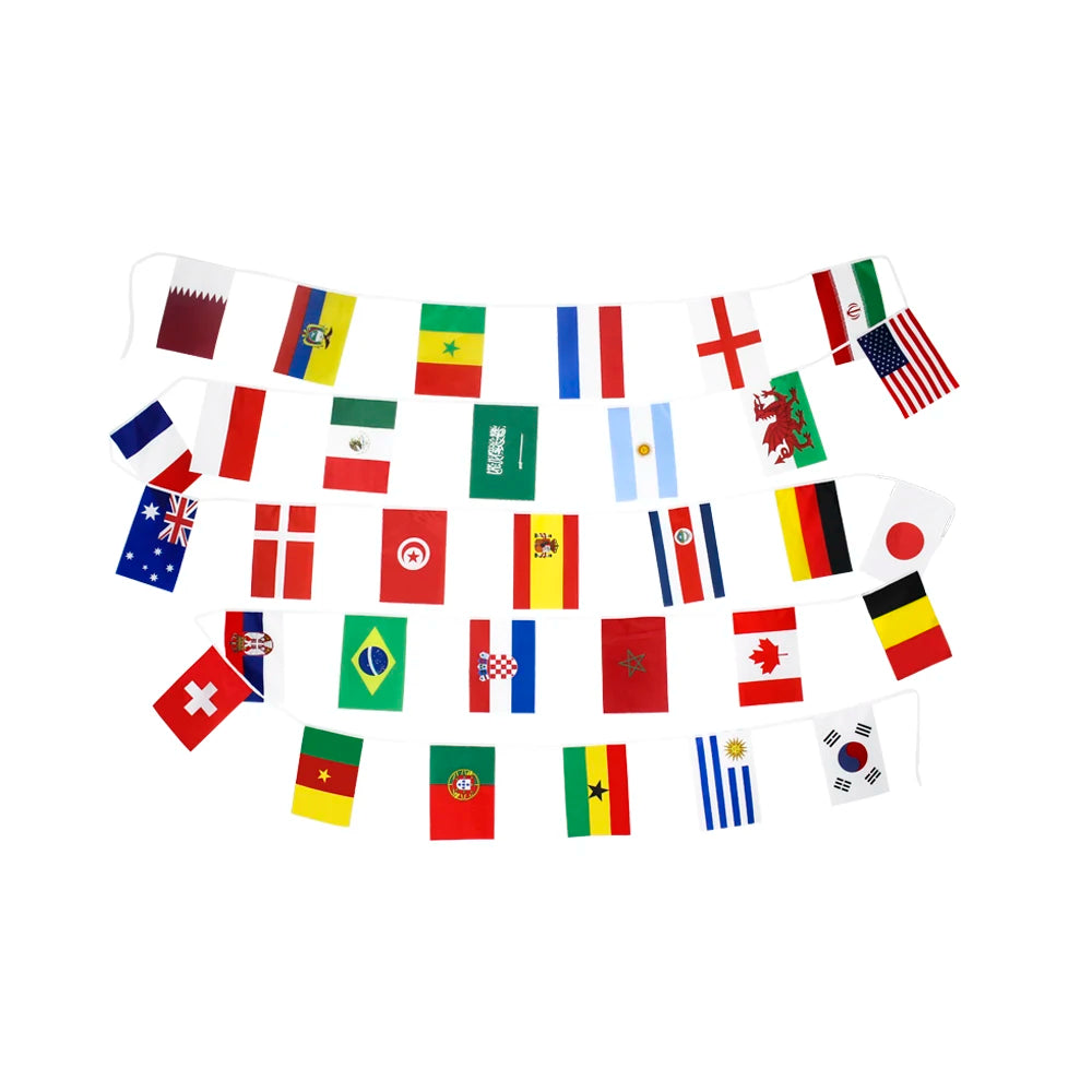 World Cup Country Flag Bunting