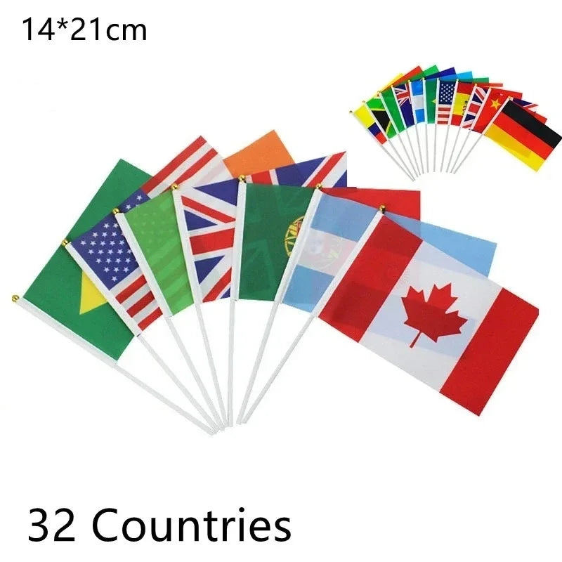 World Cup Mini Hand Flags